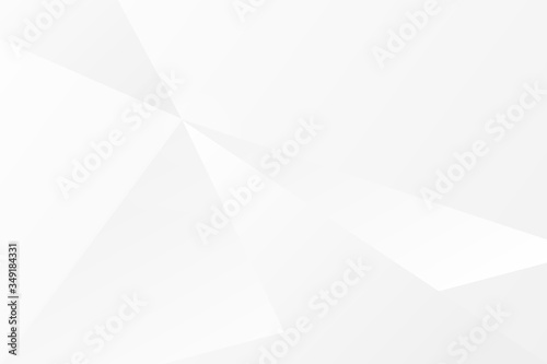 Abstract geometric modern design white and gray gradient background, vector Illustration
