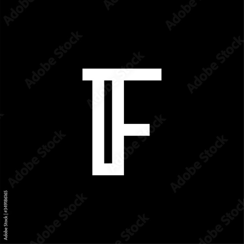 Vector Elegant Serif Logo Letter F