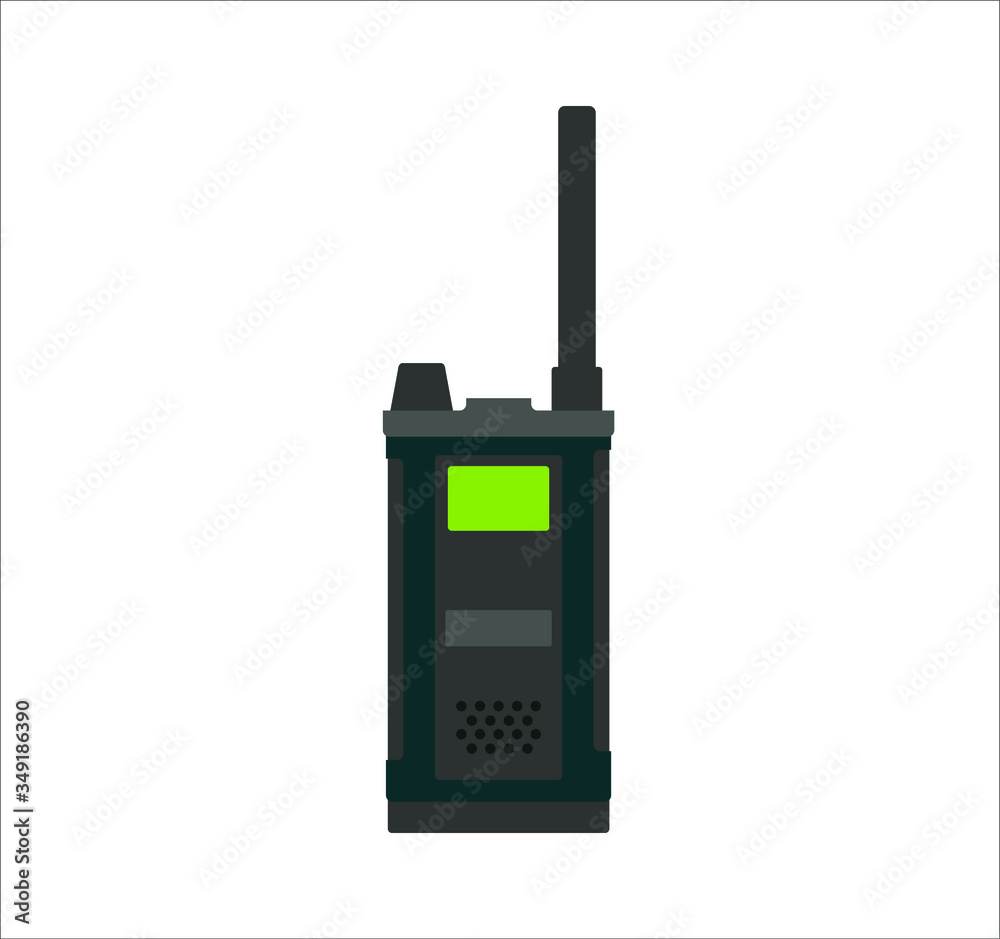 Police walkie talkie. Illustration for web and mobile design. Police walkie talkie. Illustration for web and mobile design.