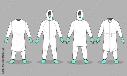 Medical personal protective suit equipment for frontliners
