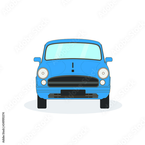 Vector Illustration Of Flat Design Car