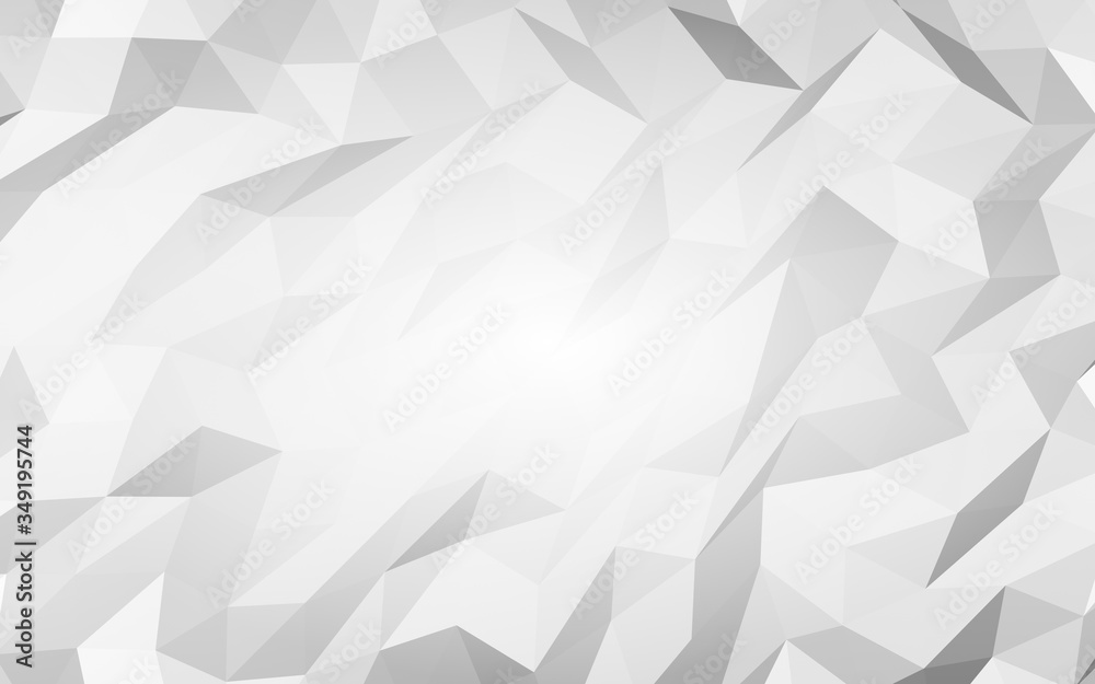 White abstract background. Lowpoly backdrop. Crumpled paper. 3D illustration White abstract background. Lowpoly backdrop. Crumpled paper. 3D illustration