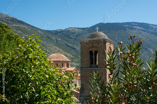The monastery of Hosios Loukas (Osios Lukas), Greece