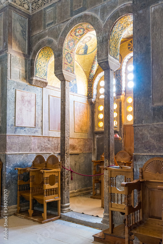 The monastery of Hosios Loukas (Osios Lukas), Greece