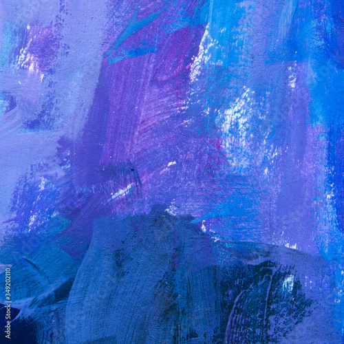 Brushstrokes of paint. Modern art. Abstract art background. - Image