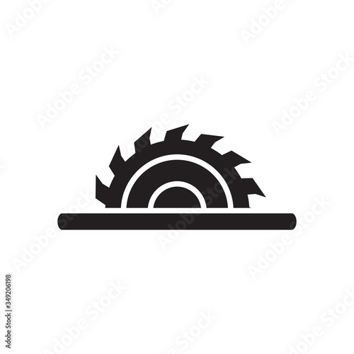 Sawmill icon design template vector isolated