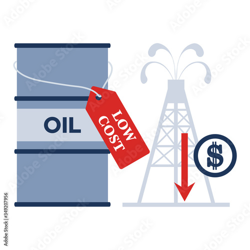 Oil Economic Crisis Drop prices falls down WTI