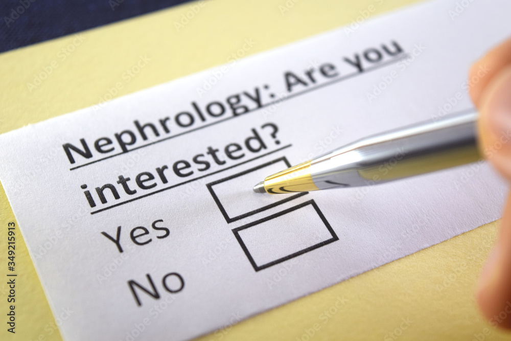 One person is answering question about nephrology. One person is answering question about nephrology.