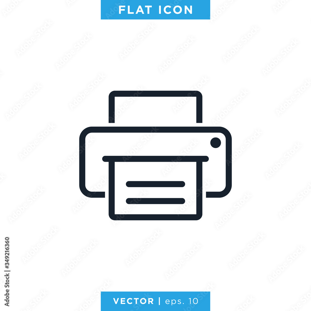 Printer Icon Vector Design Template Printer Icon Vector Design Template