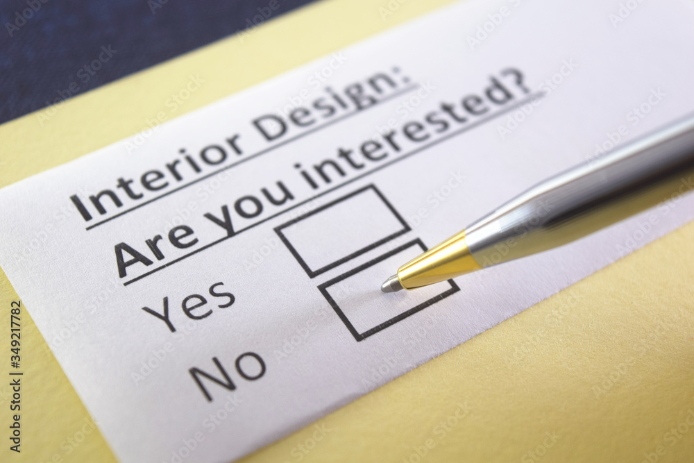 One person is answering question about interior design. One person is answering question about interior design.