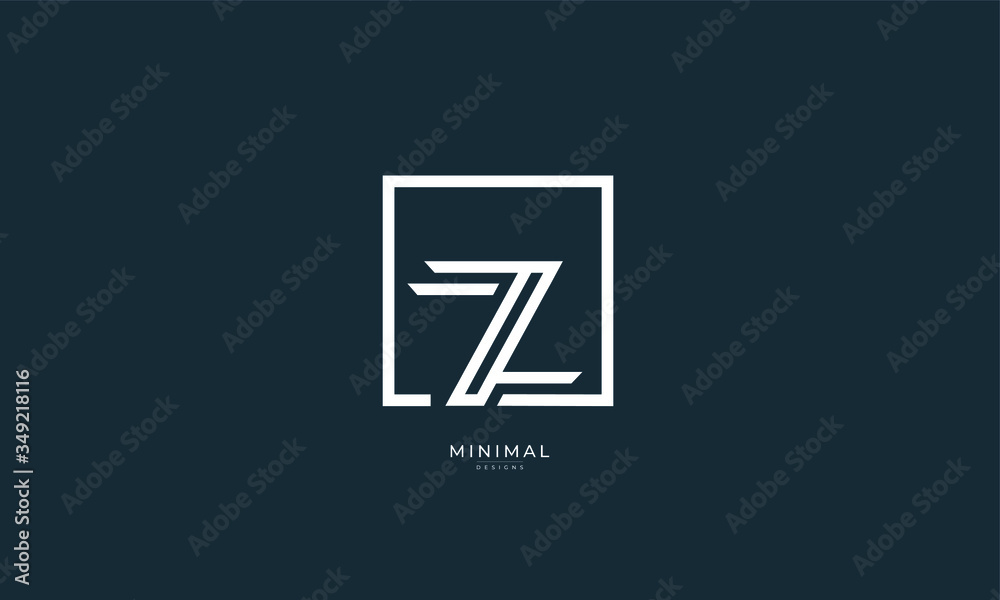 Alphabet letter monogram icon logo Z Alphabet letter monogram icon logo Z