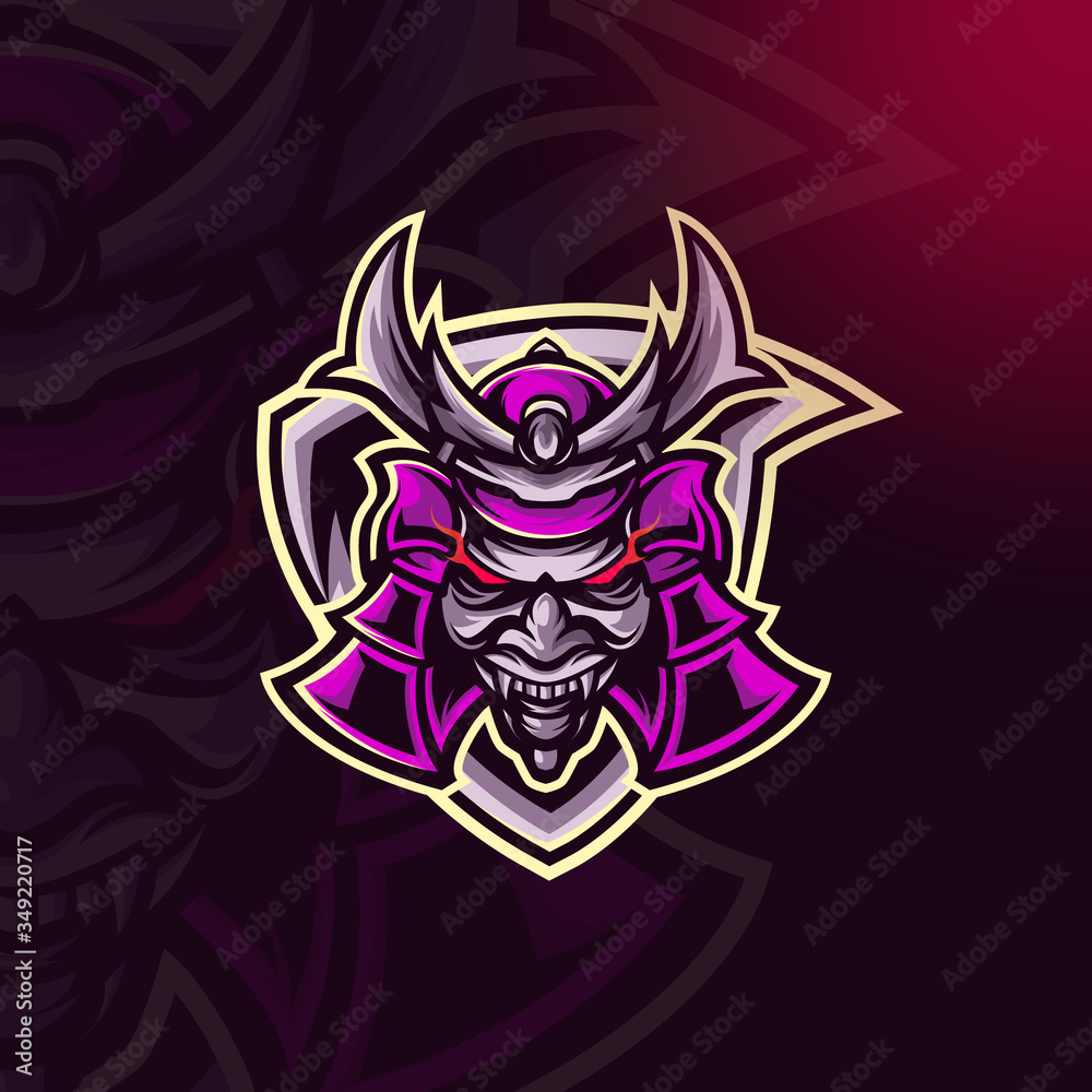 Bushido Mascot Logo Bushido Mascot Logo