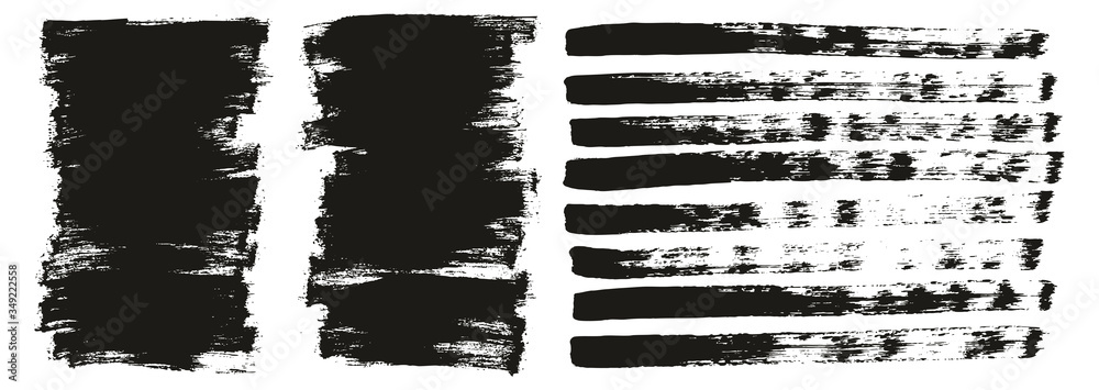 Flat Paint Brush Thin Short Background & Straight Lines Mix High Detail Abstract Vector Background Mix Set Flat Paint Brush Thin Short Background & Straight Lines Mix High Detail Abstract Vector Background Mix Set