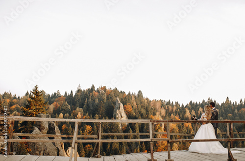 wedding in the forest