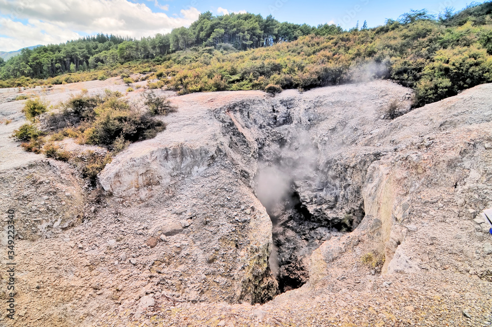 Wai-O-Tapu, New Zealand’s Geothermal Wonderland. Wai-O-Tapu, New Zealand’s Geothermal Wonderland.