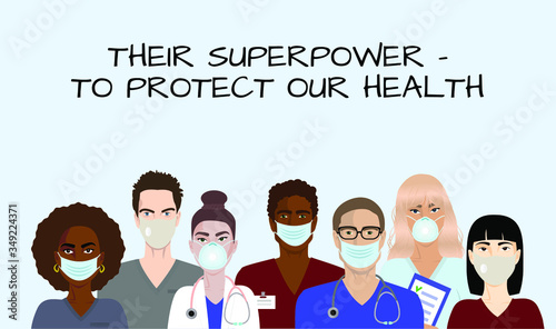 people wear medical masks to protect themselves from the virus