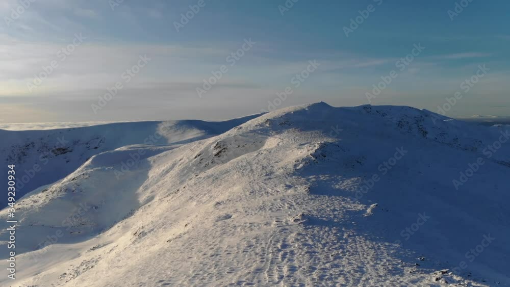 winter landscape with snow. Winter in Carpathian mountains. sunrise aerial view winter landscape with snow. Winter in Carpathian mountains. sunrise aerial view