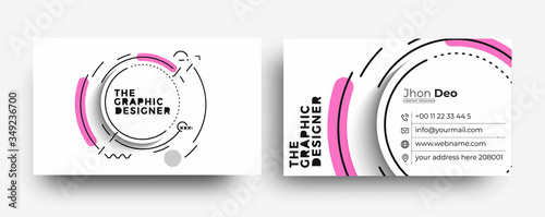 Modern Business Card - Creative and Clean Business Card Template.