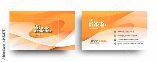 Modern Business Card - Creative and Clean Business Card Template.