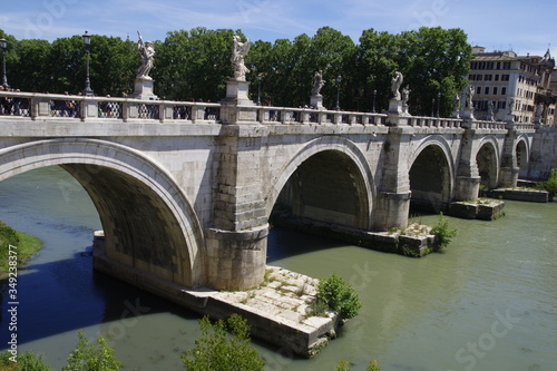 St.Angelo Brücke, Rom, Italien © Juergen Mueller 