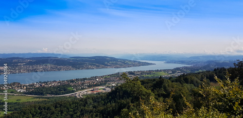 Lake Zurich seen from Uetliberg