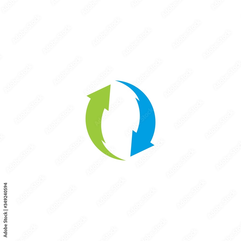 Arrows vector illustration icon Logo Template