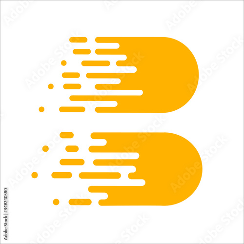 Line transition pattern background, abstract irregular geometric texture. Vector yellow white color halftone line pattern background. Abstract concept . Vector illusration