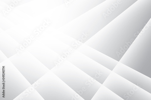 Abstract geometric white and gray color background.  Vector  illustration.