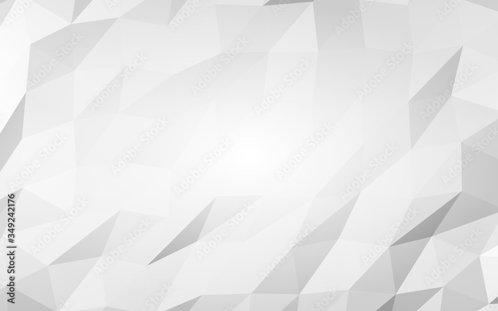 White abstract background. Lowpoly backdrop. Crumpled paper. 3D illustration White abstract background. Lowpoly backdrop. Crumpled paper. 3D illustration
