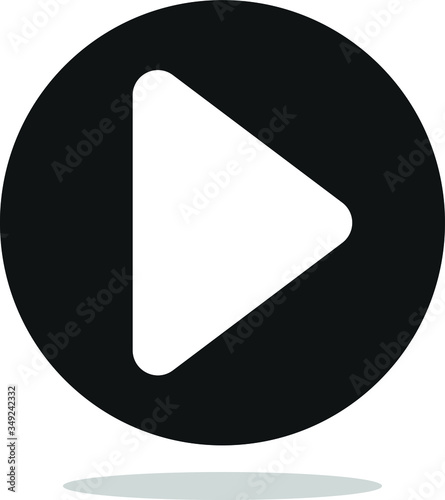 play icon. video player icon vector
