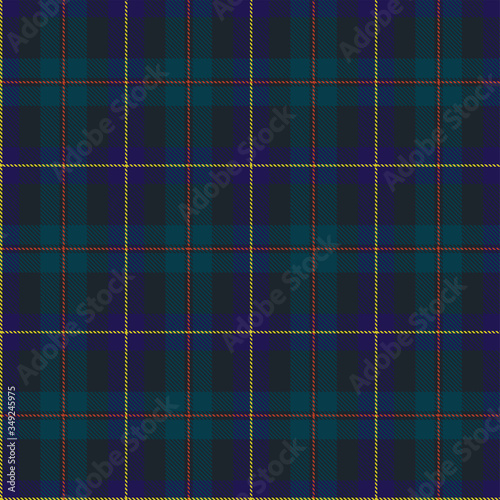 SCOTTISH BLUE TARTAN SEAMLESS PATTERN