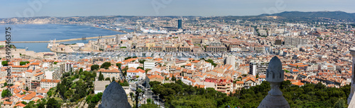 Panorama de Marseille depuis Notre Dame de la Garde