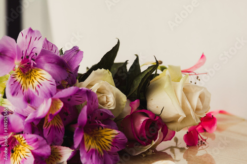 Beautiful floral bouquet and the smell of summer	