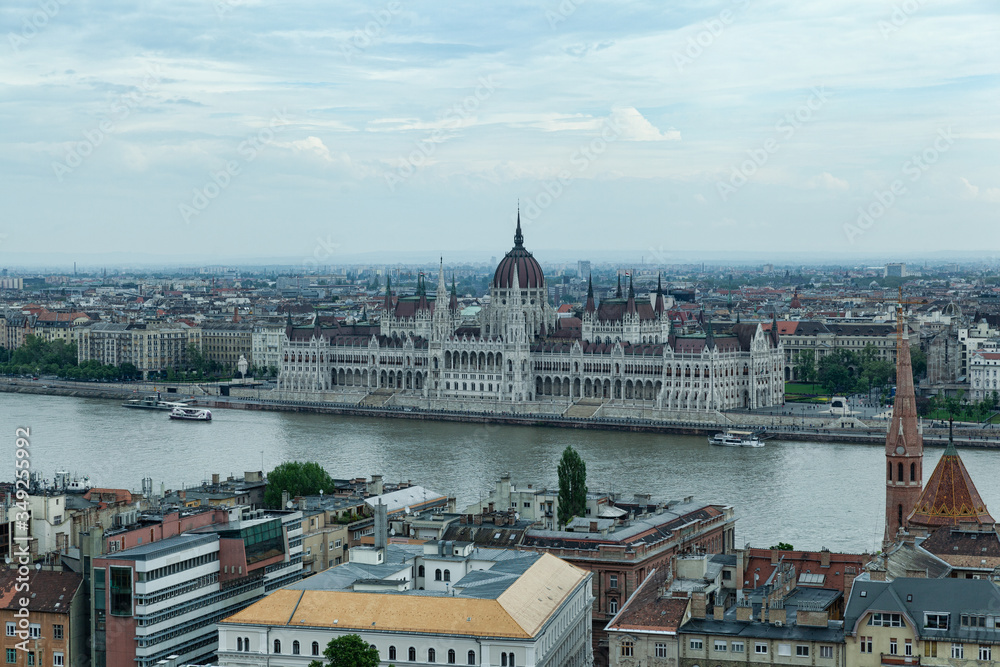 Fototapeta premium Hungarian Parliament, Budapest, Hungary