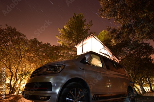 Campervan Camping Nacht