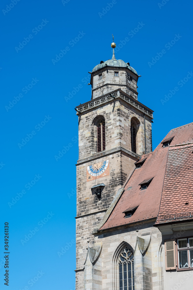 Turm des Münsters in Dinkelsbühl
