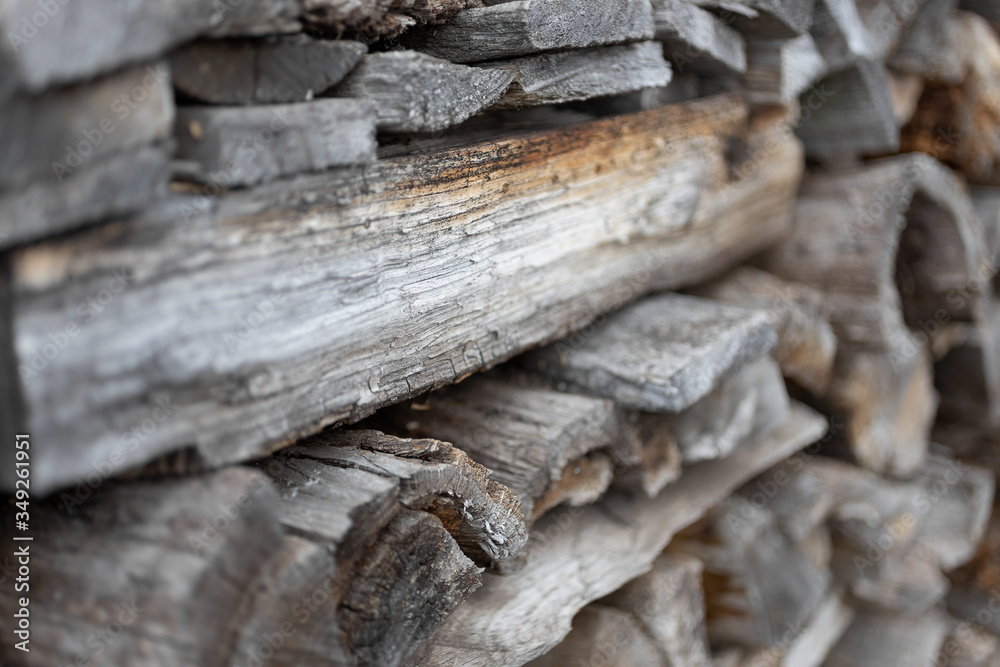 Background of dry chopped firewood logs in a pile Background of dry chopped firewood logs in a pile