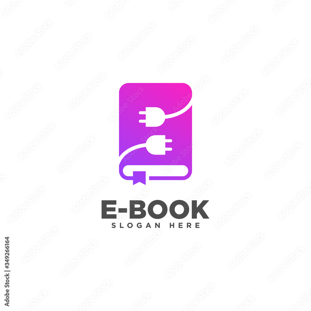 Ebook Logo, Online Education Logo Design Template Ebook Logo, Online Education Logo Design Template