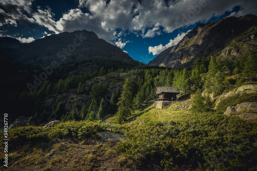 Panorama montano alpino