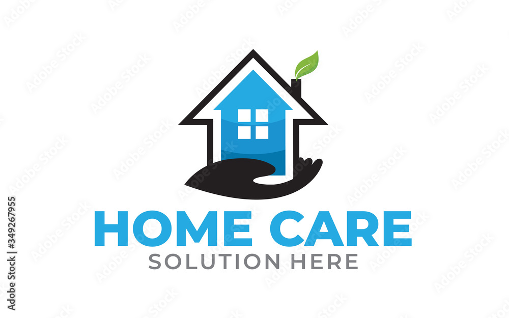 Creative of Home Health Services Concept Logo Design Creative of Home Health Services Concept Logo Design