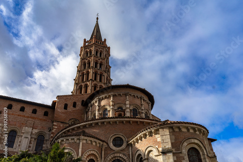 Basilique Saint-Sernin de Toulouse in France