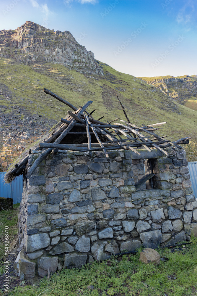 The lost and hidden village of Galboly on the Antrim coast road