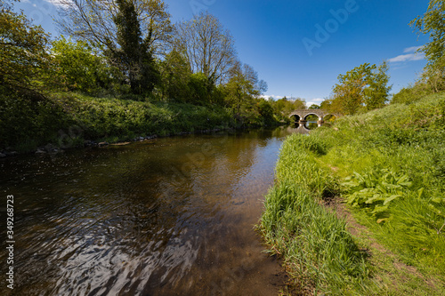 Braid River and Tullygarley bridge  Ballymena  County Antrim  Northern Ireland