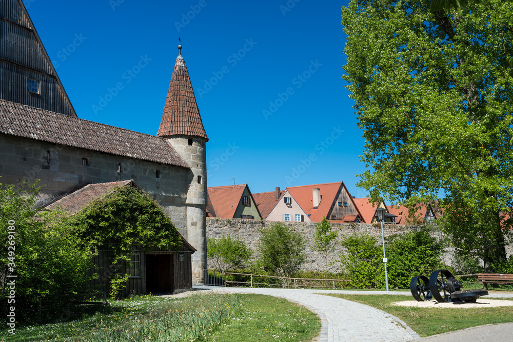 Turm der ehemaligen Stadtmühle in Dinkelsbühl