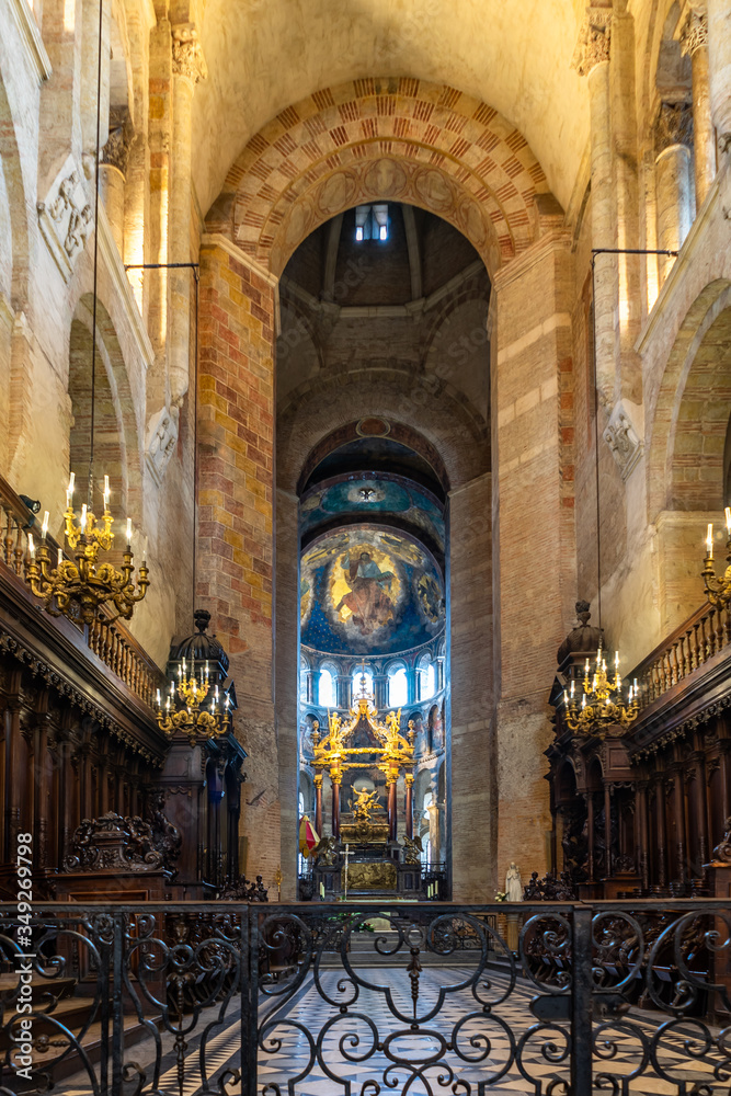 Basilique Saint-Sernin de Toulouse in France