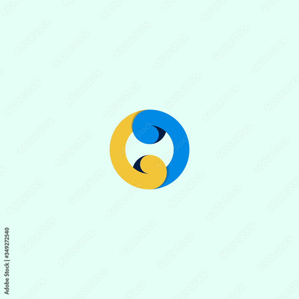 synch logo with unique design, monogram icon. vector eps 10. synch logo with unique design, monogram icon. vector eps 10.