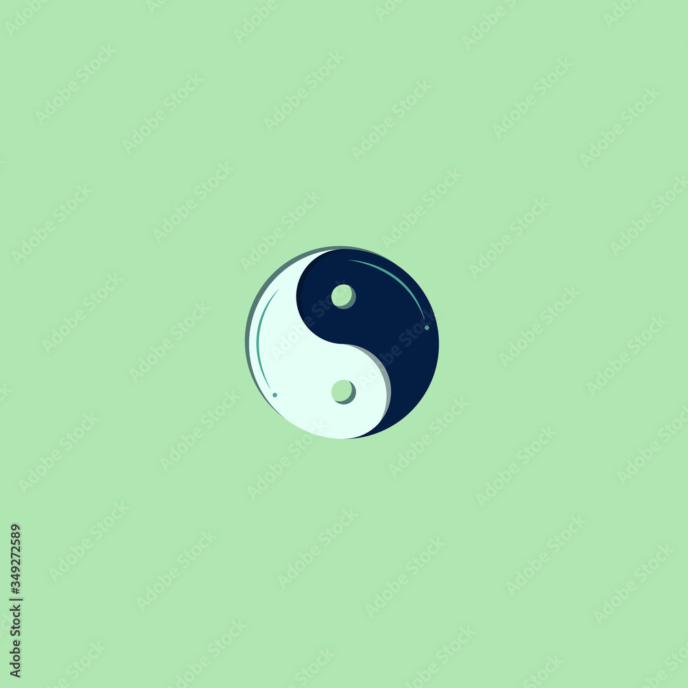 logo Yin with a modern concept logo Yin with a modern concept
