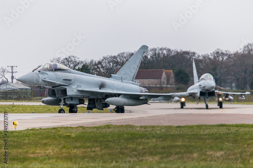 Obraz na plátne RAF Typhoon FGR4 duo