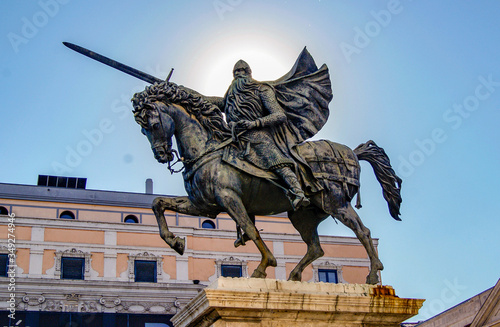 Estatua el cid campeador, burgos