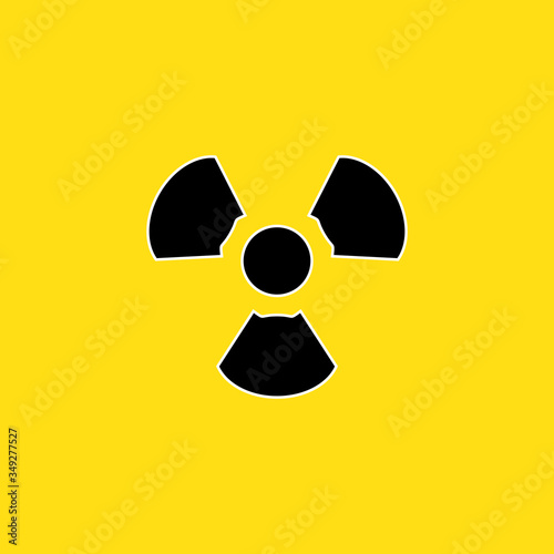 Radiation Icon Design Vector Template